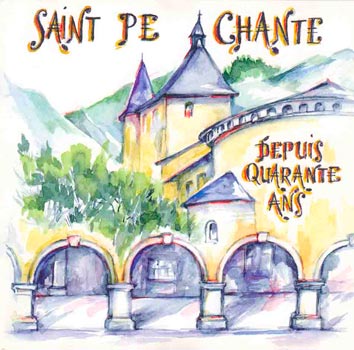 Jaquette du 1er CD de Saint Pé Chante...
