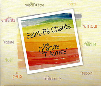 Jaquette du 1er CD de Saint Pé Chante...